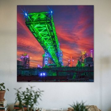 Stahlindustrie in RGB von Huub Keulers