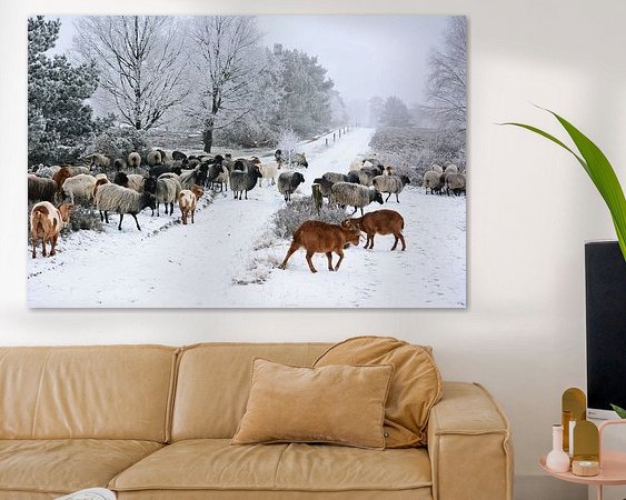 Example of the artwork in a room