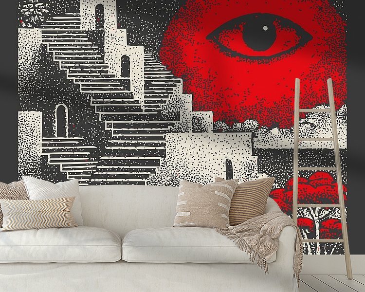 Example of the artwork in a room