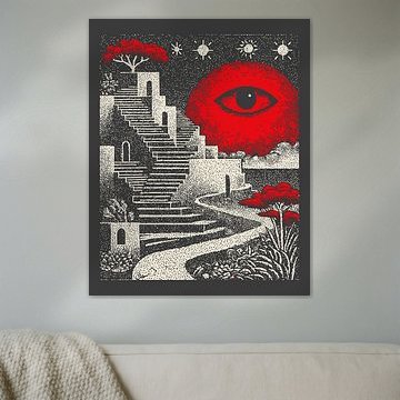 Der Weg des Schicksals – Tarotkarte – Gotische Nacht von TuncGK