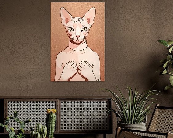 Example of the artwork in a room