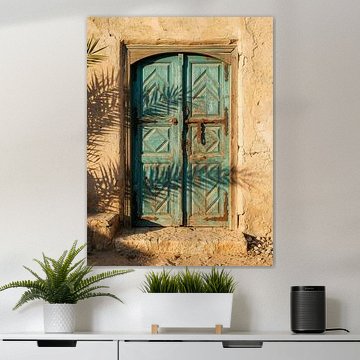 Abstract interieur met vervormde lagen