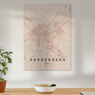 Hardenberg plattegrond