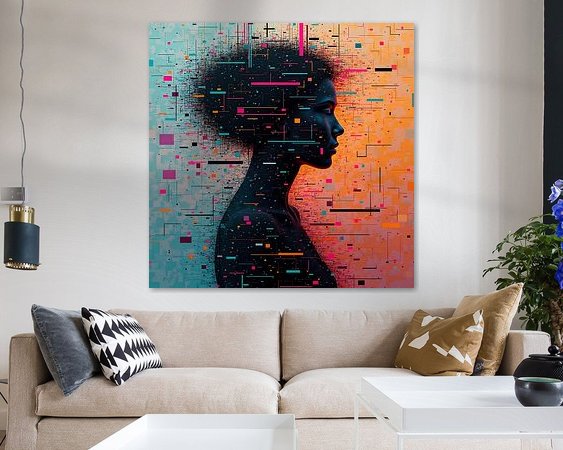 Example of the artwork in a room