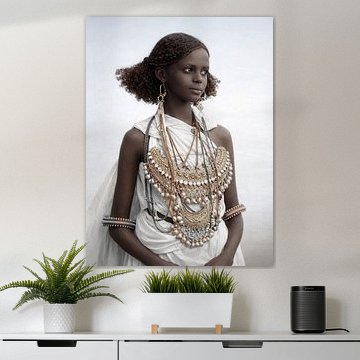 A young woman from Somalia in the early 1900s