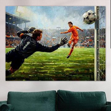 Niederlande gegen Deutschland 1988 – Tor-Gemälde von Jan Keteleer