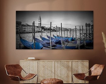 VENICE Grand Canal and St Mark's Campanile | panoramic view by Melanie Viola