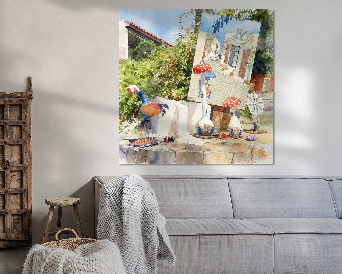 Example of the artwork in a room