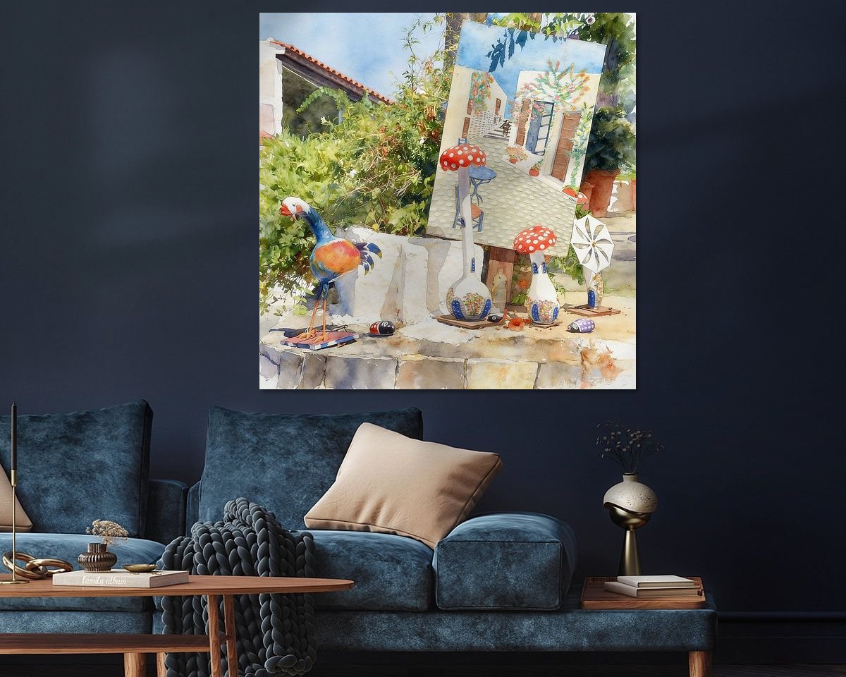 Example of the artwork in a room