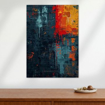 Abstracte marmerfluid-kunst van Ern Setiawan