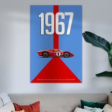 The Golden Year 1967 GT40 MKIV van Theodor Decker
