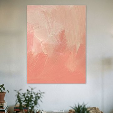 Style contemporain abstrait aux tons pastel clairs, expressif et harmonieux sur Dina Dankers