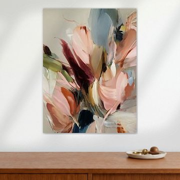 Abstrakte florale Bewegung