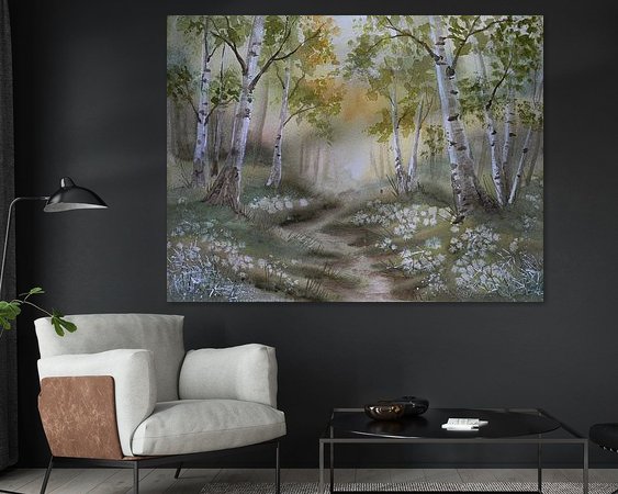 Example of the artwork in a room