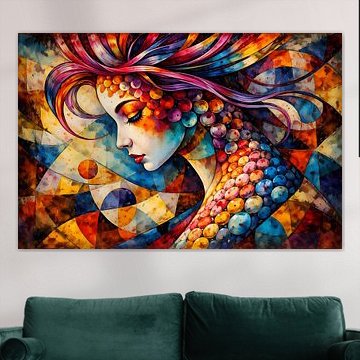 Woman, Picasso-style