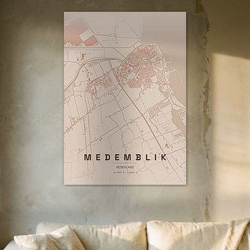 Stadtplan von Medemblik von Stef van Campen