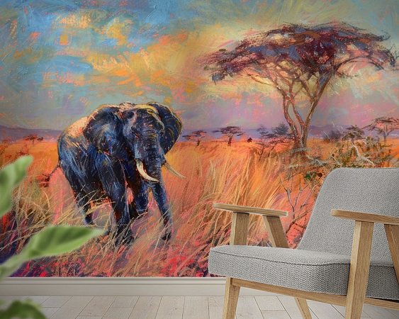 Example of the artwork in a room