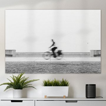 Cyclists on the move #1 by visualmoods.art