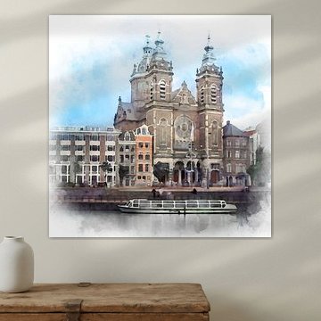 Amsterdam, St.-Nikolaus-Basilika, Nordholland. von Danny de Klerk