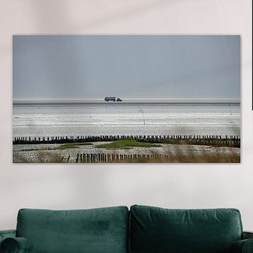 Eb bij Mandø in de Waddenzee van Lene Shannon