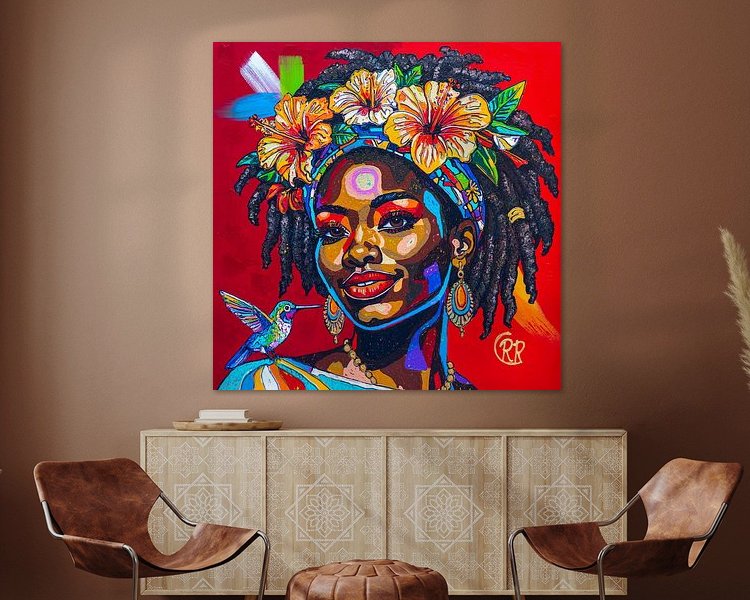 Example of the artwork in a room