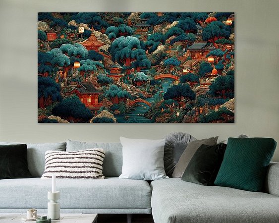 Example of the artwork in a room