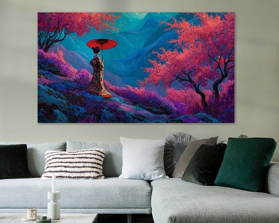 Example of the artwork in a room