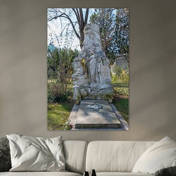 The grave of Johann Strauss in Vienna