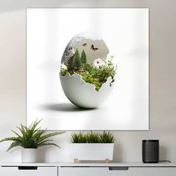 Nature in an egg by TheXclusive Art