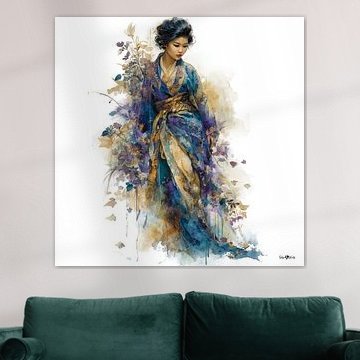 Japanische Geisha – japanische Geisha von Gelissen Artworks