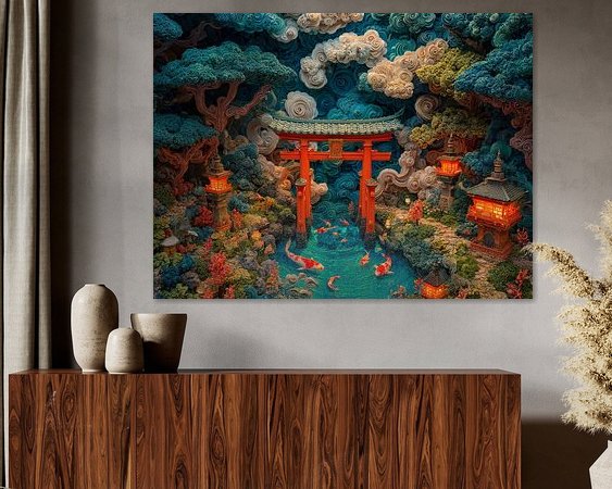 Example of the artwork in a room