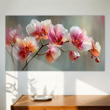 Chinese orchideeën (Phalaenopsis) met een vleugje kunstzinnigheid: