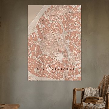 'Stadtplan von s-Gravenzande von Stef van Campen