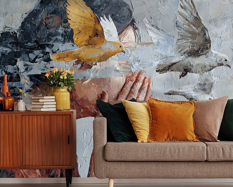 Example of the artwork in a room