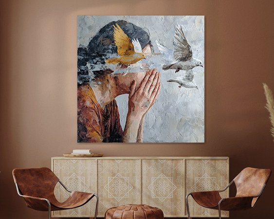 Example of the artwork in a room