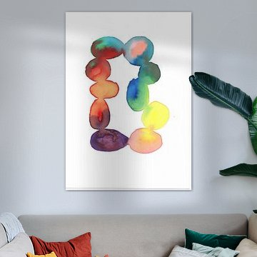 Colour Waterfall 1. by Margreet ter Brugge