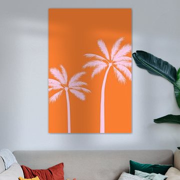 Vibrant Tropical Palms by Karen Menzenbach