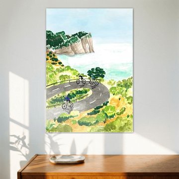 Radabenteuer an der Küste