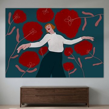 Dreaming Among Poppies by Ida Alvarsson