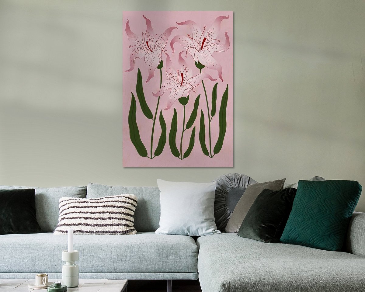 Example of the artwork in a room