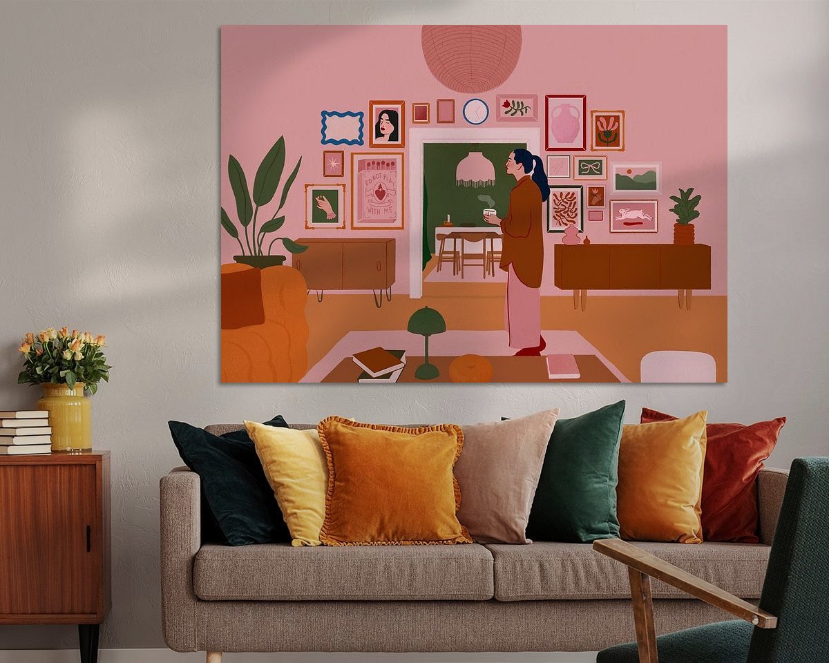 Example of the artwork in a room