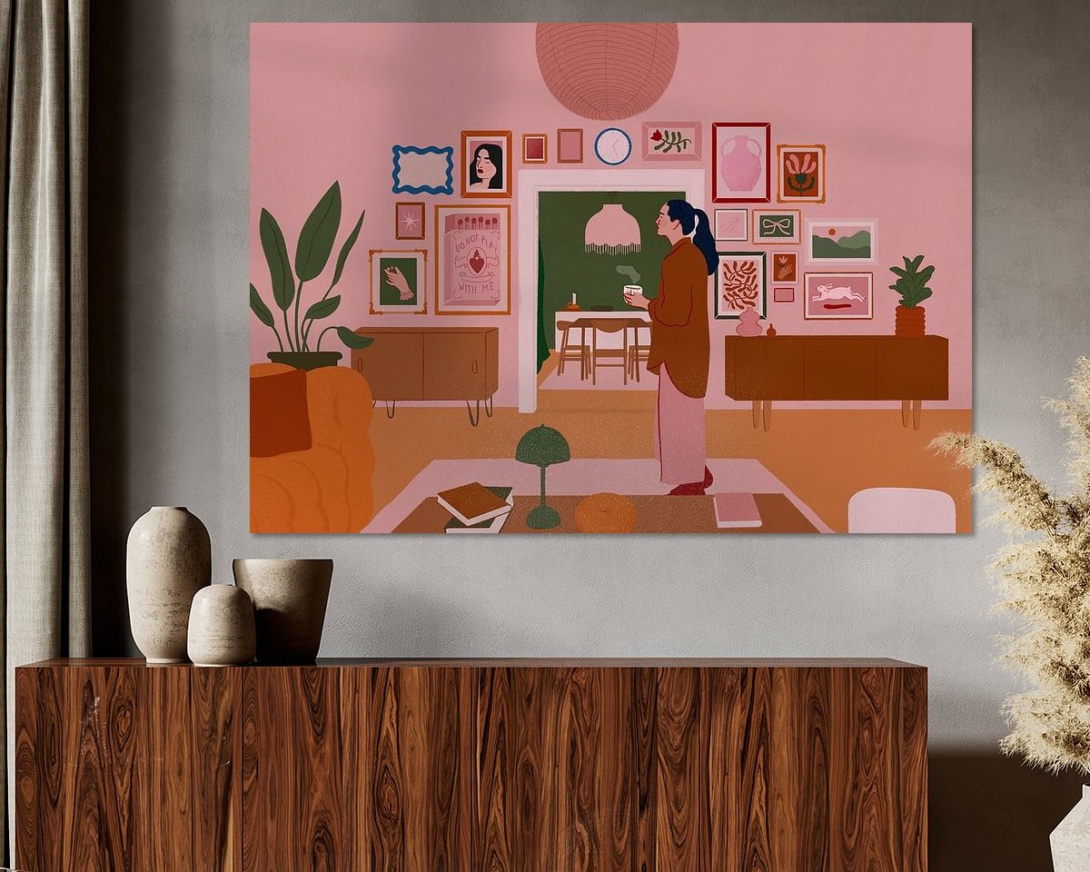 Example of the artwork in a room