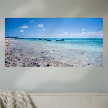 Mauritius - Fischerboote am Belle Mare Beach