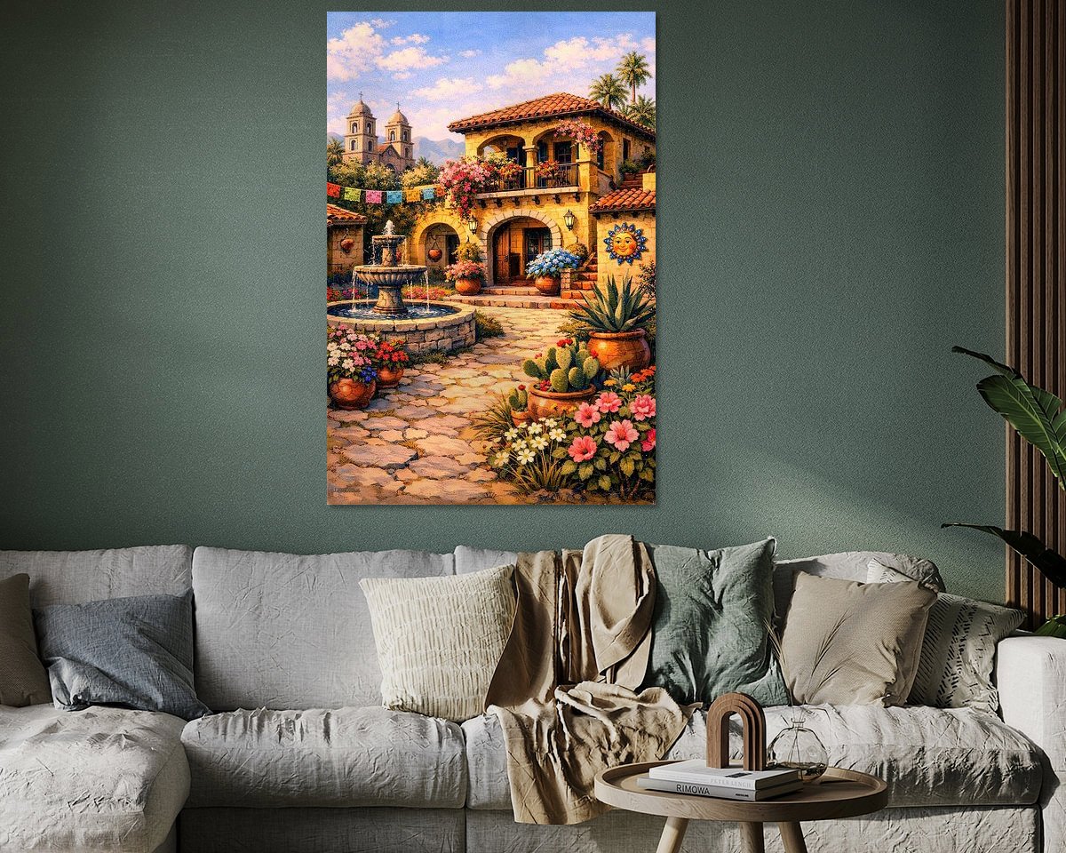 Example of the artwork in a room
