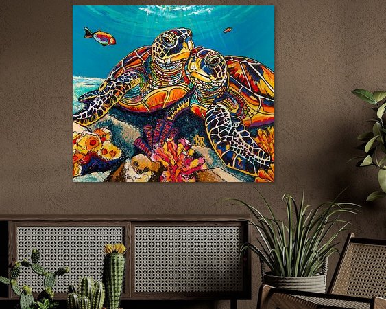 Example of the artwork in a room