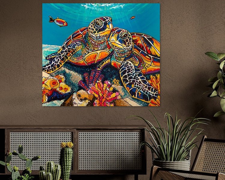 Example of the artwork in a room