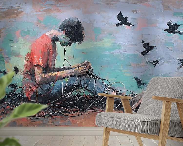 Example of the artwork in a room