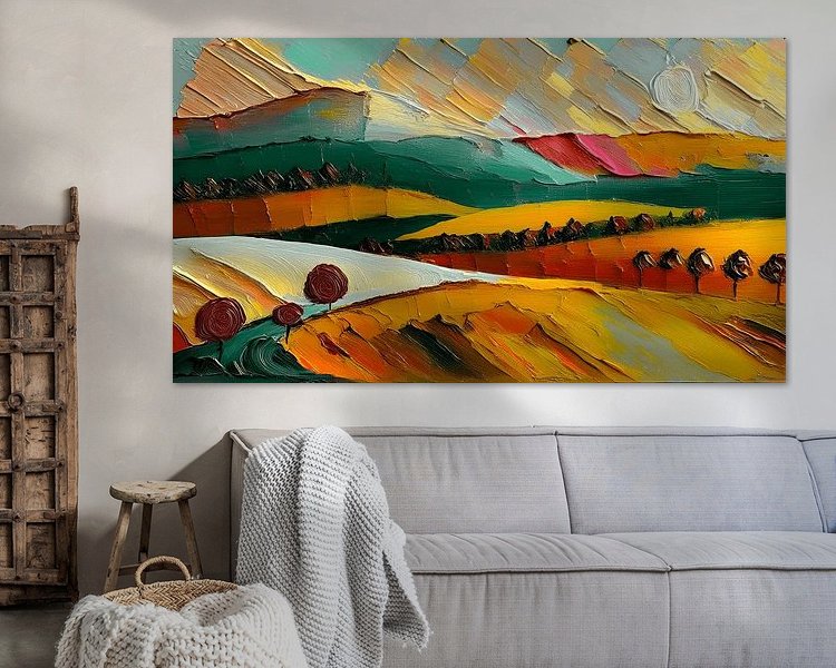 Example of the artwork in a room