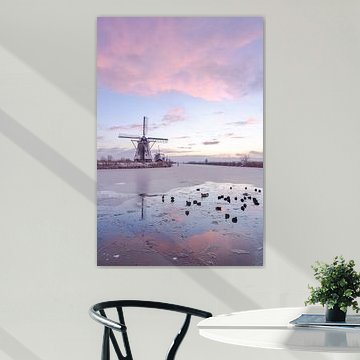 A winter morning at Kinderdijk by Manon Huls