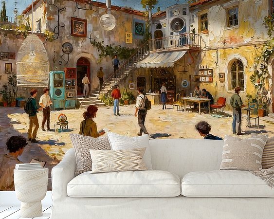Example of the artwork in a room